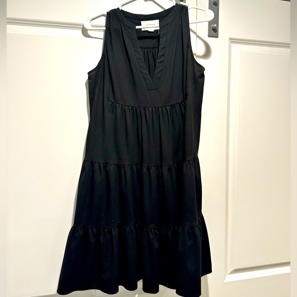 Pomander Place Black Tiered Kenzo Dress